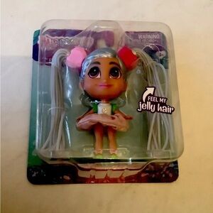 Charming Doll with Jelly Hair and Pink Outfit